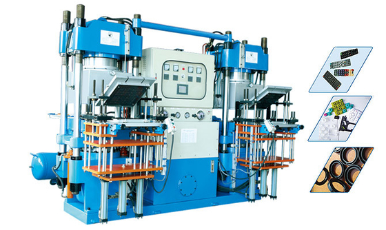 Material Handling Systems Vacuum Compression Molding Machine Vulcanizing Rubber Vulcanizing Press Machine Customization
